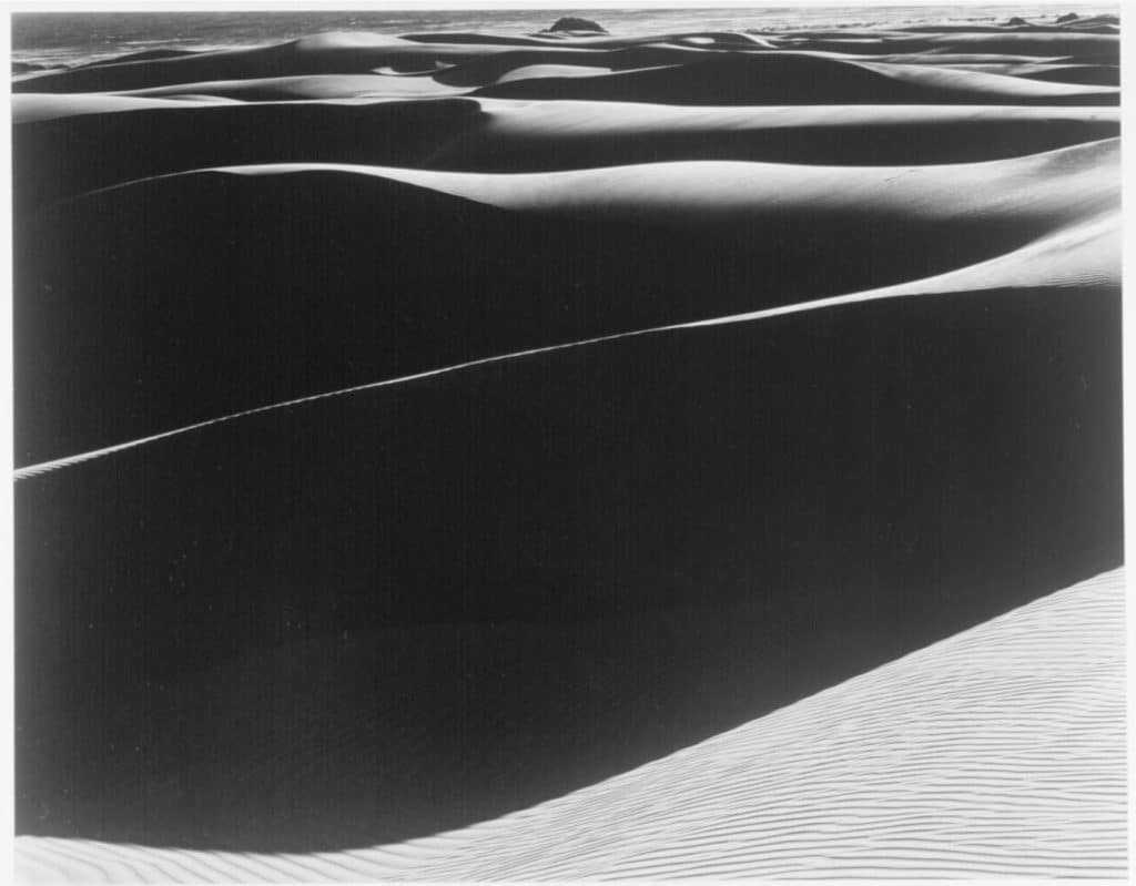 Dunas, Oceano 1936. Edward Weston