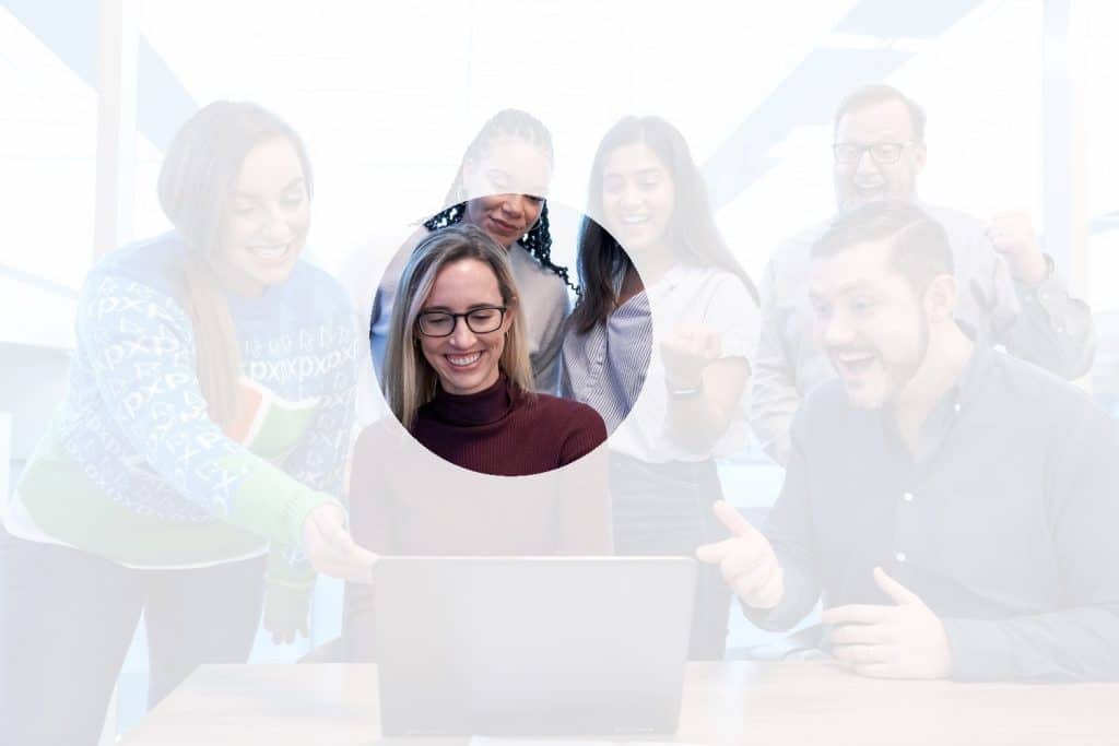 Image showing a protective mask where only a fraction of the photograph is visible.