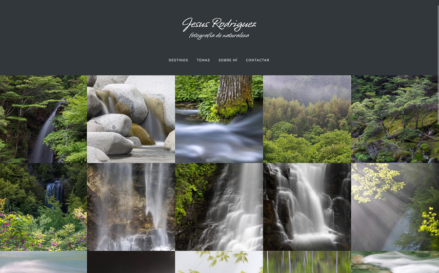 web creada con el diseño Jesus Rodriguez web creada con el diseño