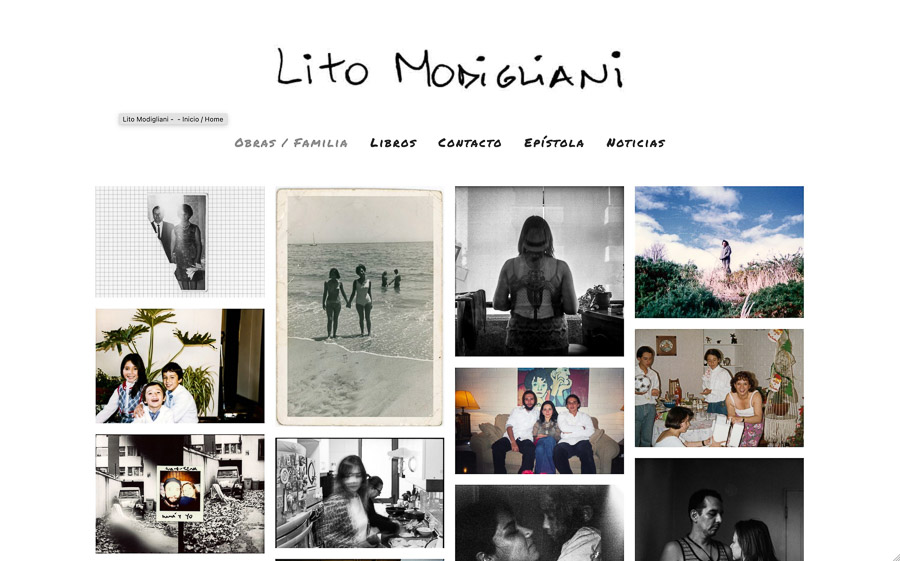 web creada con el diseño Lito Modigliani web creada con el diseño