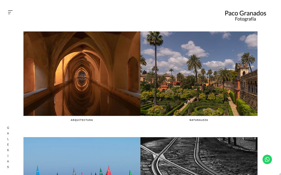 web creada con el diseño Paco Granados web creada con el diseño