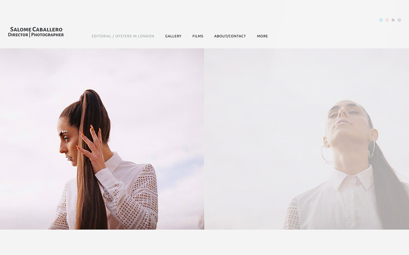 website created with the template Salome Caballero website created with the template