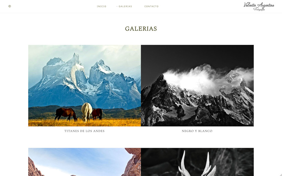 web creada con el diseño Valentín Argentina web creada con el diseño