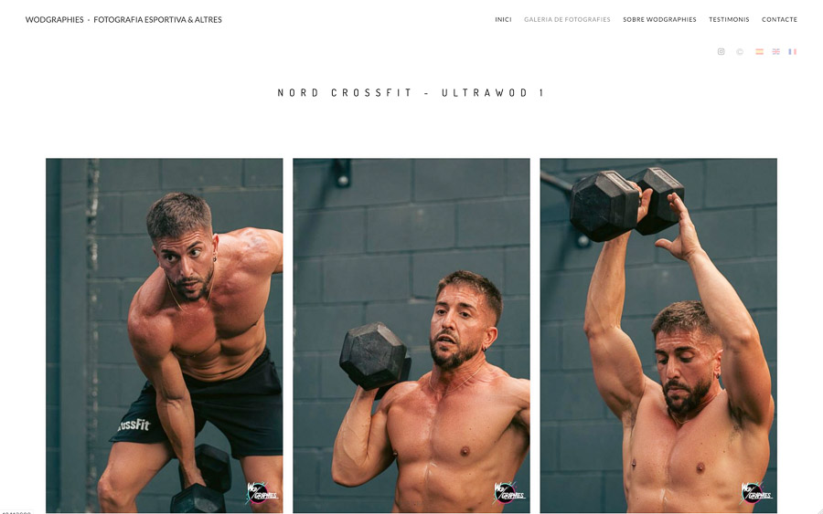 web creada con el diseño Wodgraphies web creada con el diseño