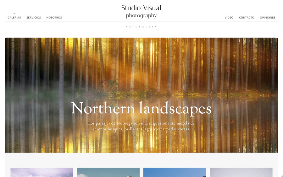 website created with the template Sonoma website created with the template