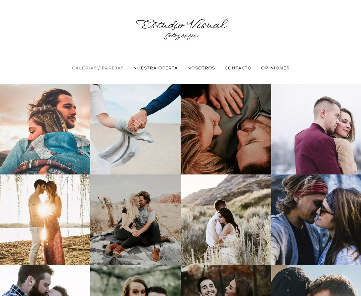 A gallery on Bluekea with a white background